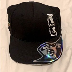 Black Clover Memory Foam Golf Hat